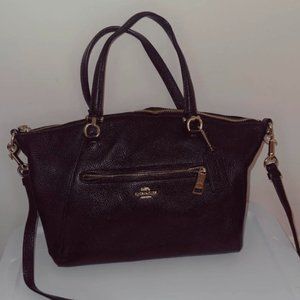 Gently Used Black Coach Bag